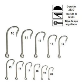 Anzuelo Para Pesca 2330dt 2 Mustad (50 Piezas) Anzuelo Para Pesca 2330dt 2 Mustad (50 Piezas)